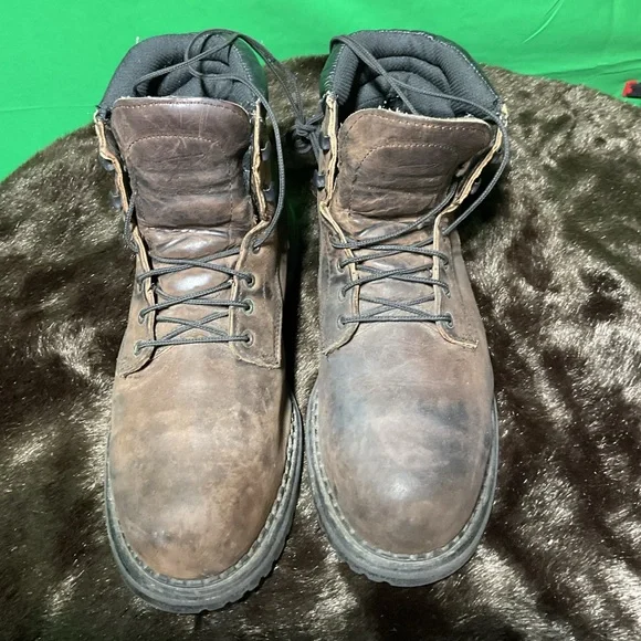 Red Wing 4433 Supersole steel toe work boots sz 12 (JUGXKR) - Picture 4 of 9